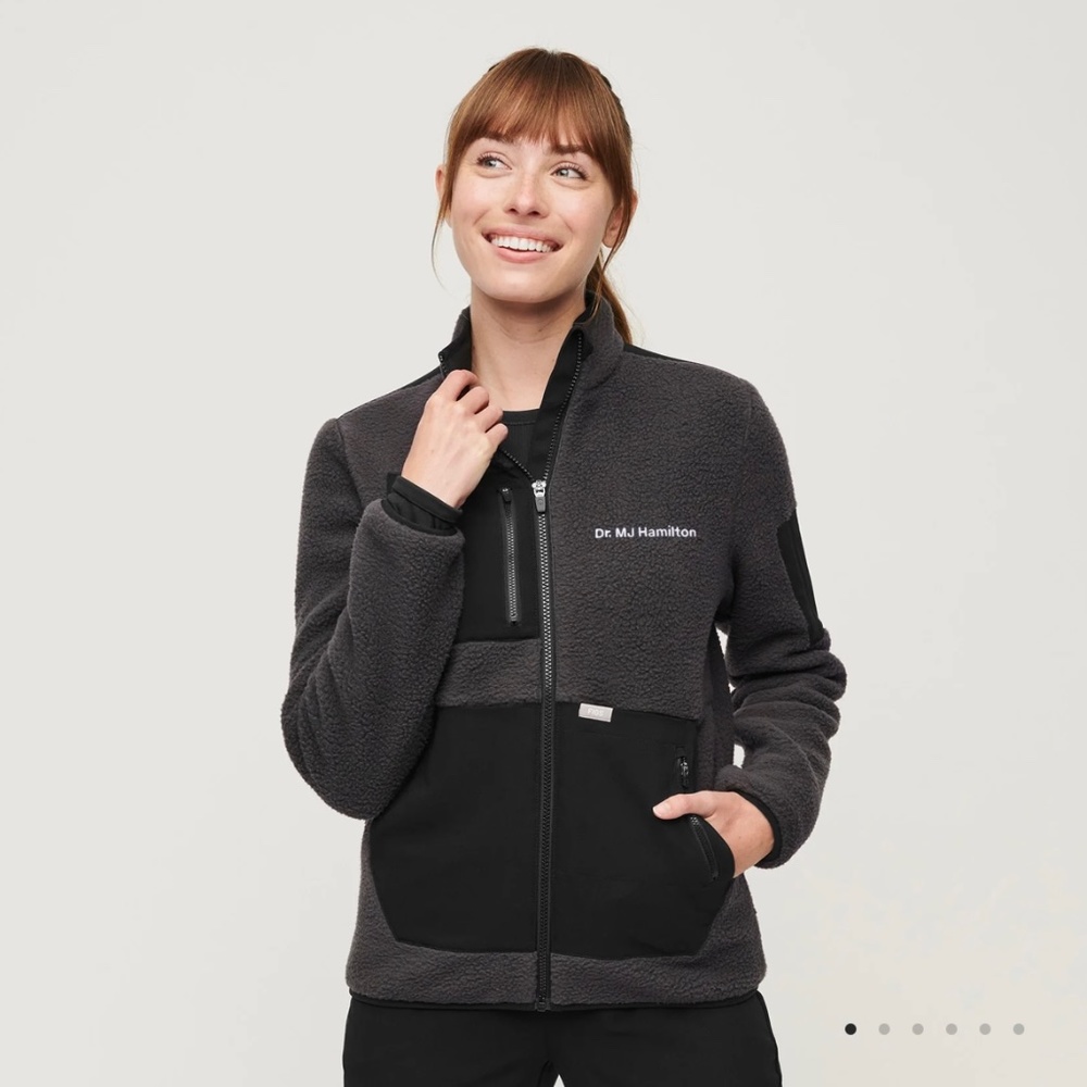 Figs Sherpa jacket